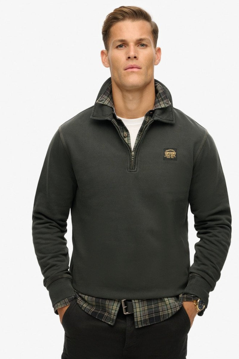 Contrast Stitch Track Sweater - Superdry