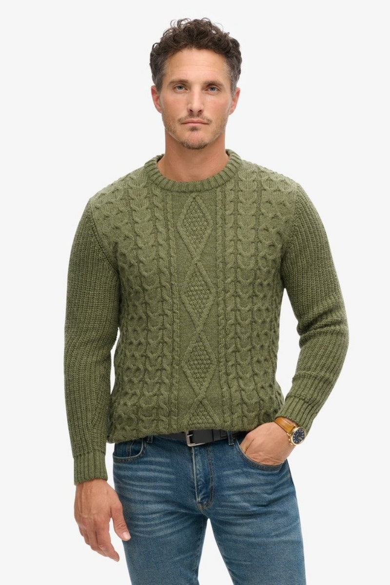 Jacob Cable Knitted Top - Superdry
