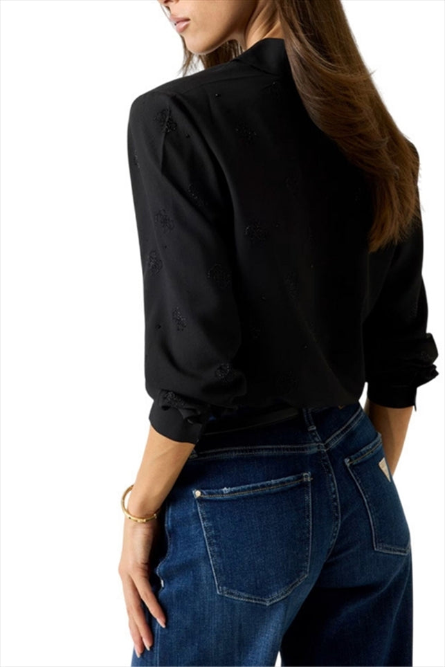 Flore Logo Hotfix Shirt - Guess