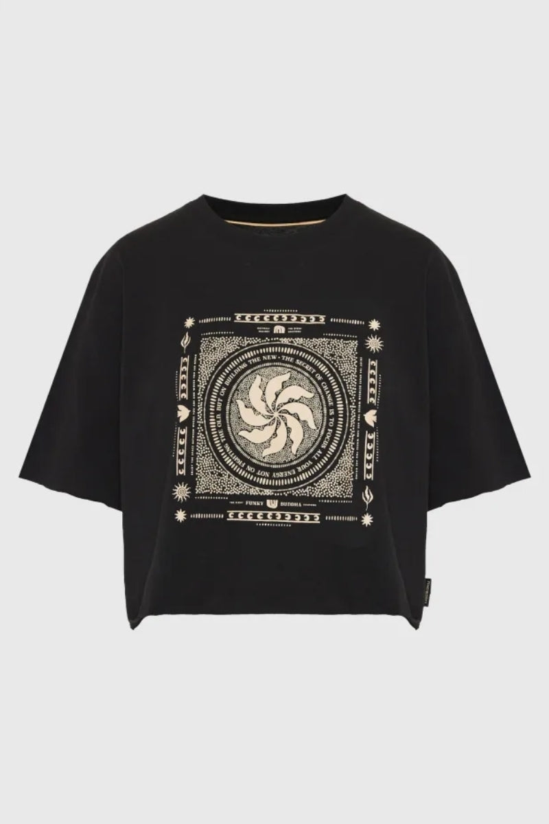 T-Shirt Km With Print - Funky Buddha