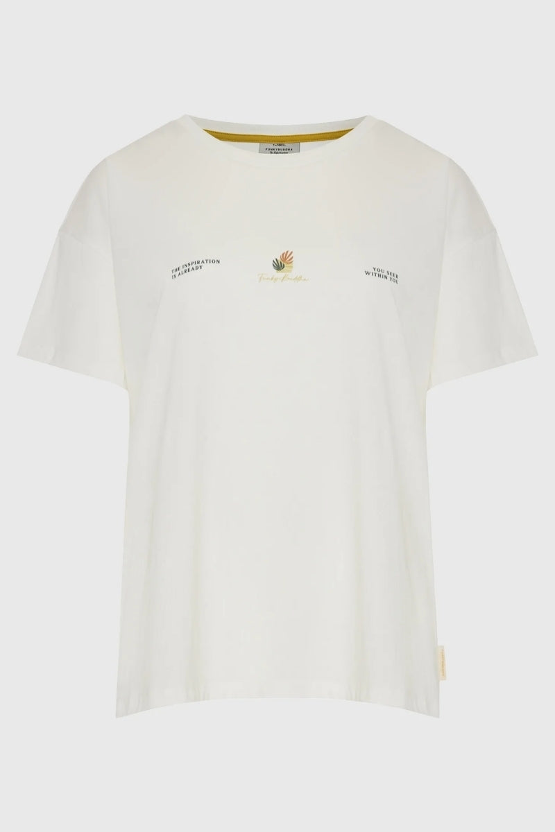 T-Shirt Km With Print - Funky Buddha