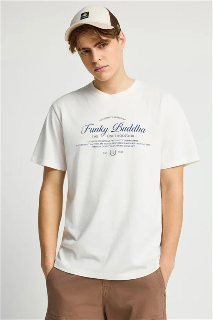 T-Shirt Km With Print - Funky Buddha