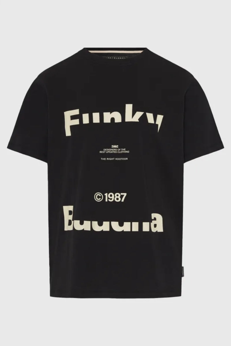 T-Shirt Km With Print - Funky Buddha