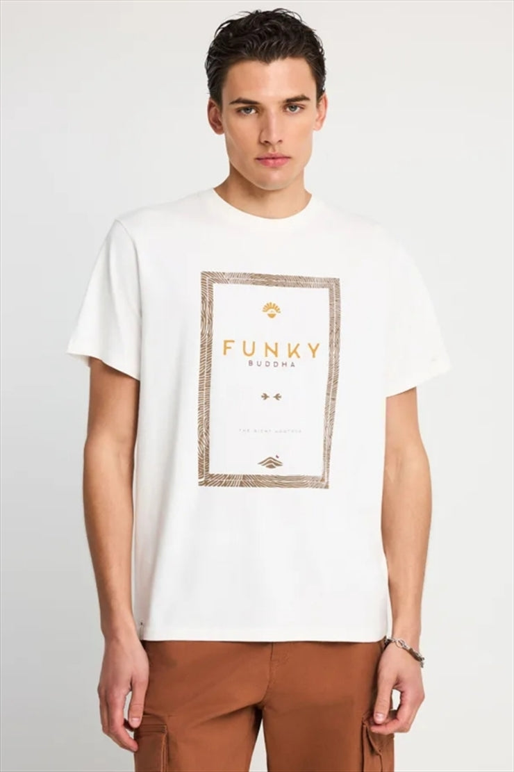 T-Shirt Km With Print - Funky Buddha