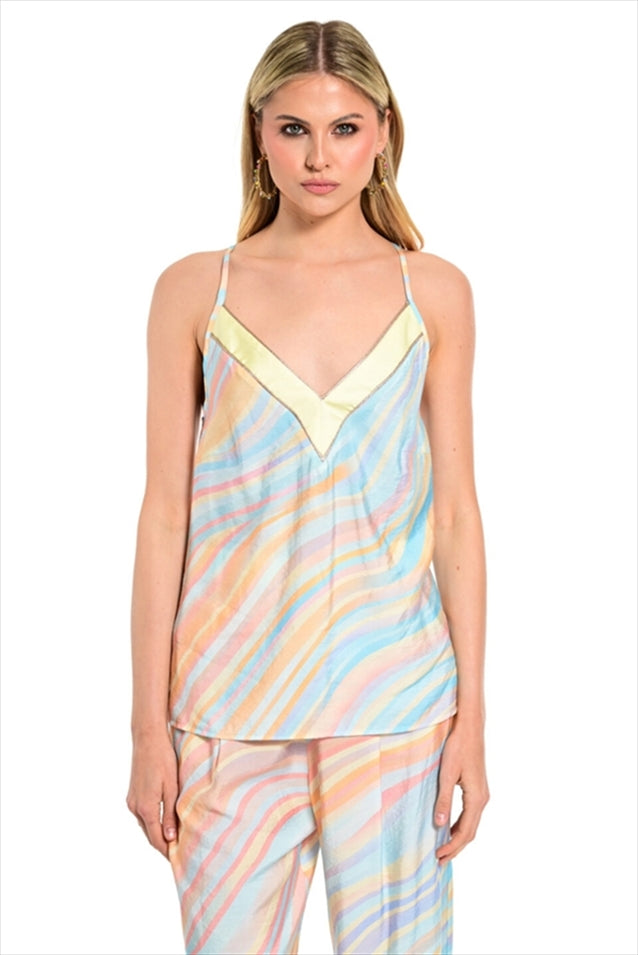 Top Sleeveless Satin - We Coss