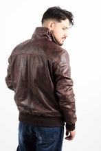 Load image into Gallery viewer, PHILIP SHEEP VEG DYED LEATHER JACKET