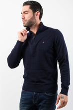 Load image into Gallery viewer, PIMA ORG CTN CASHMERE ZIP MOCK