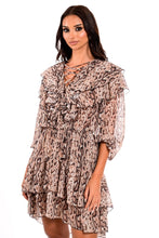 Load image into Gallery viewer, DRESS SNAKE PRINT