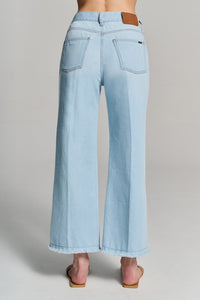 ZOE CROPPED DENIM TROUSERS