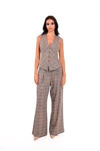 PLAID PANTS