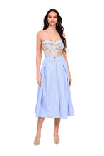 Load image into Gallery viewer, SKIRT STRIPE POPLIN