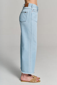 ZOE CROPPED DENIM TROUSERS