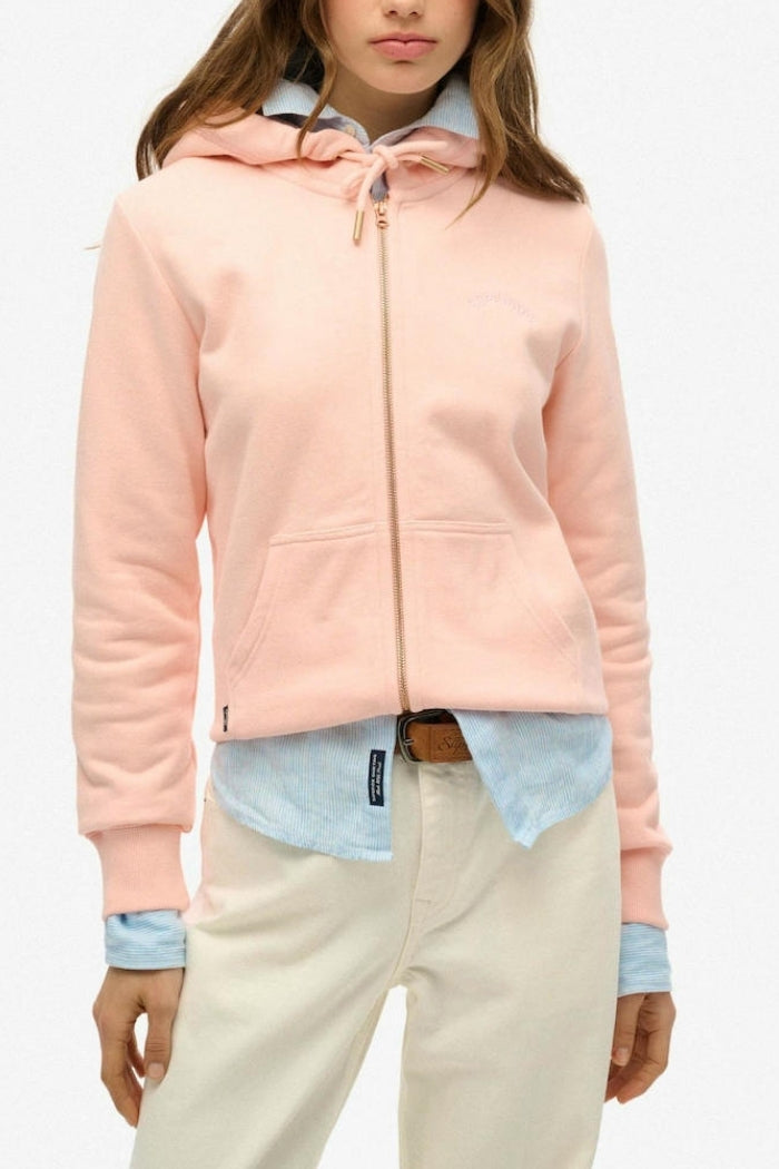 ESSENTIAL LOGO ZIP HOODIE