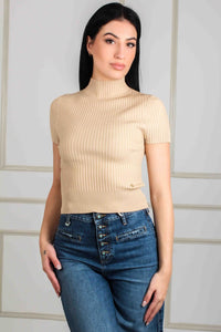 KNITTED TOP JAYLA MOCK NECK