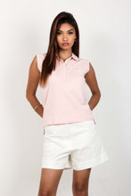Load image into Gallery viewer, TOP SLEEVELESS COLLAR SLIM