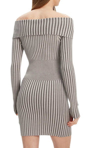 KNITTED DRESS ZIP KATHRYN