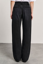 Load image into Gallery viewer, ZOE DENIM TROUSERS BLACK