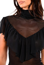 Load image into Gallery viewer, TOP WITH MOUSELIN AND STRASS