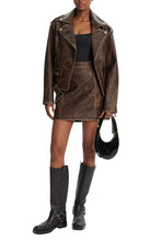 Load image into Gallery viewer, CHARLENE SKIRT LEATHER