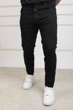 Load image into Gallery viewer, DENIM TROUSERS BLACK APPIO 60