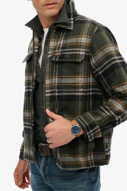 WOOL MILLER ZIP OVERSHIRT