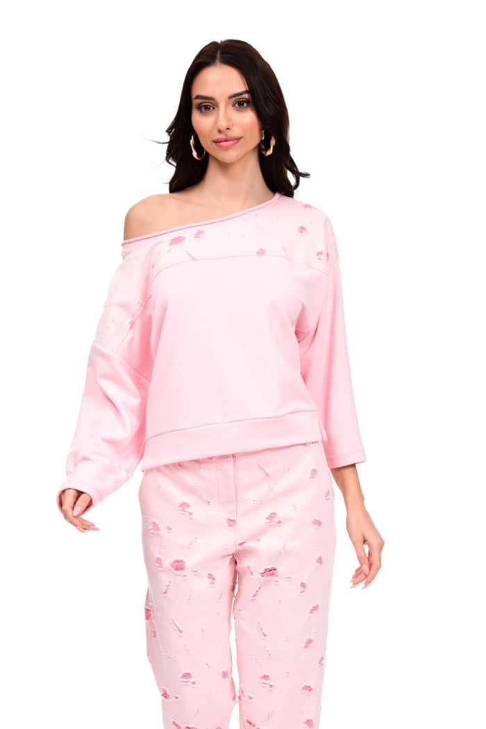 SWEATSHIRT TROUCAR SLEEVE