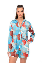 Load image into Gallery viewer, SATIN LEAF PRINT SHORTS