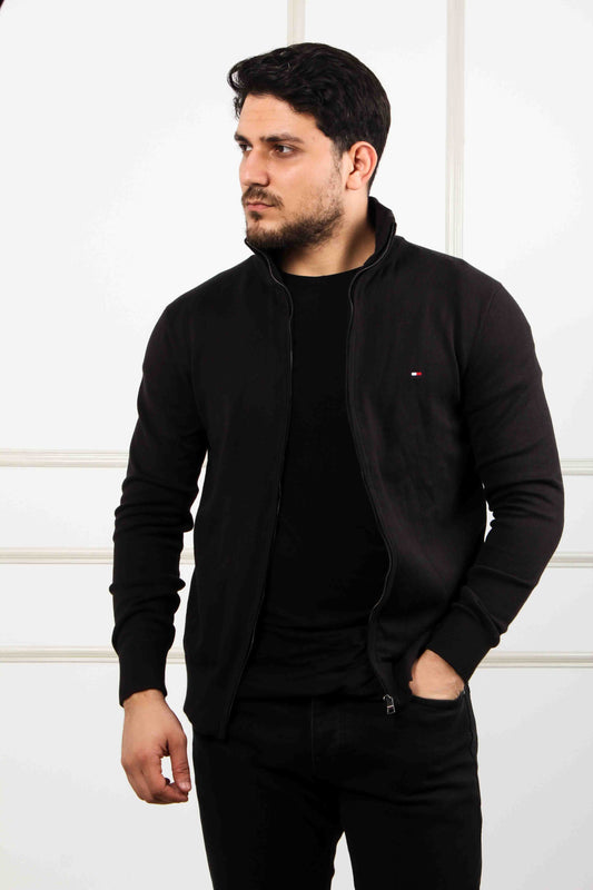 ESSENTIAL KNITTED JERKIN ZIP