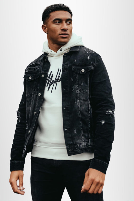 Damaged Denim Jacket - Malelions