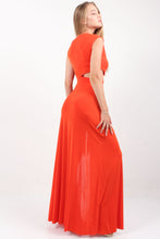 Load image into Gallery viewer, TIE-UP MAXI DRESS
