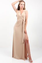 Load image into Gallery viewer, TIE-UP MAXI DRESS