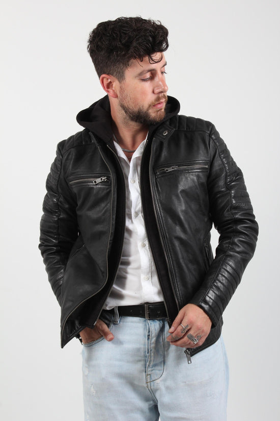 Jason Sheep Veg Leather Jacket - Arma Leather