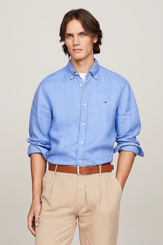 Pigment Dyed Solid Shirt - Tommy Hilfiger