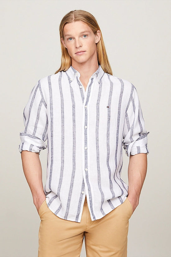 Linen Triple Stripe Shirt - Tommy Hilfiger