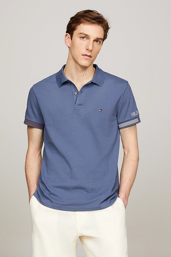 Flag Cuff Slim Polo - Tommy Hilfiger