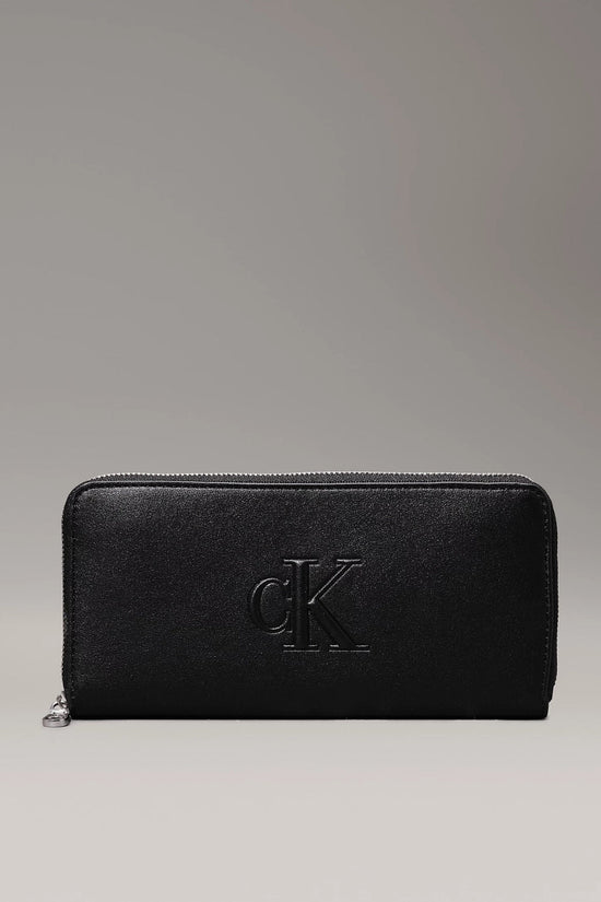 Sculpted Zip Around Wallet - Calvin Klein