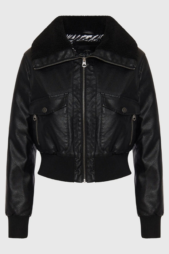 Jacket Bomber Leather - Funky Buddha
