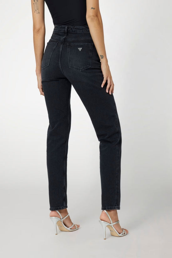 Trouser Jean Mom Black - Guess