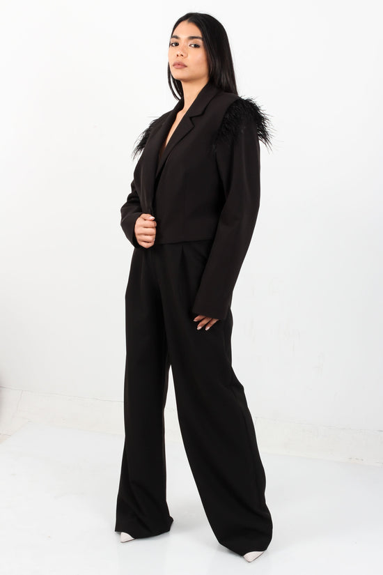 Jacket Short Muffin Feathers - Mitropoulos Tassos