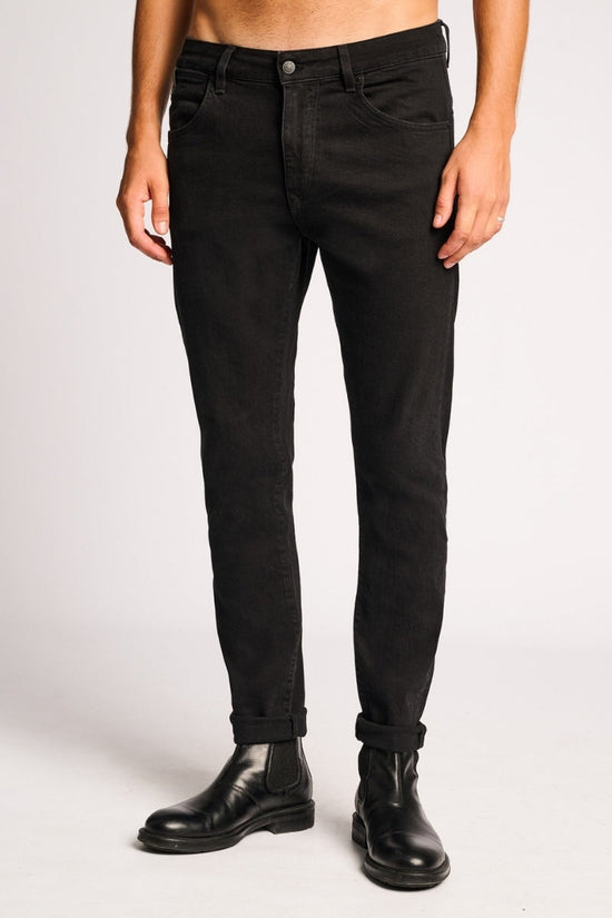 Flexy Denim Black Trousers - Staff Jeans