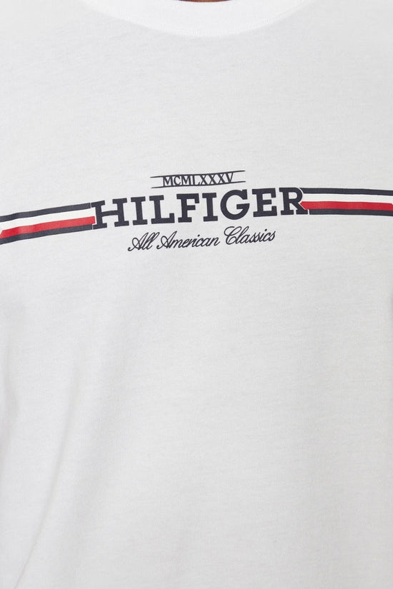 Hilfiger Chest Stripe Tee - Tommy Hilfiger