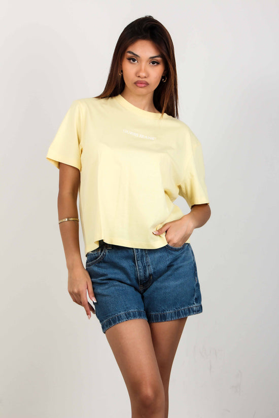 Boxy Embro Logo Tee - Guess