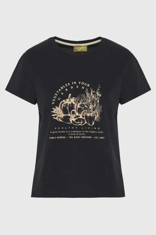 T-Shirt Km With Print - Funky Buddha