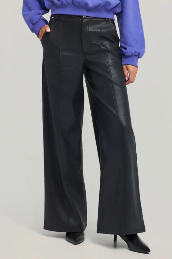 Trouser Leather Wide Leg - Funky Buddha