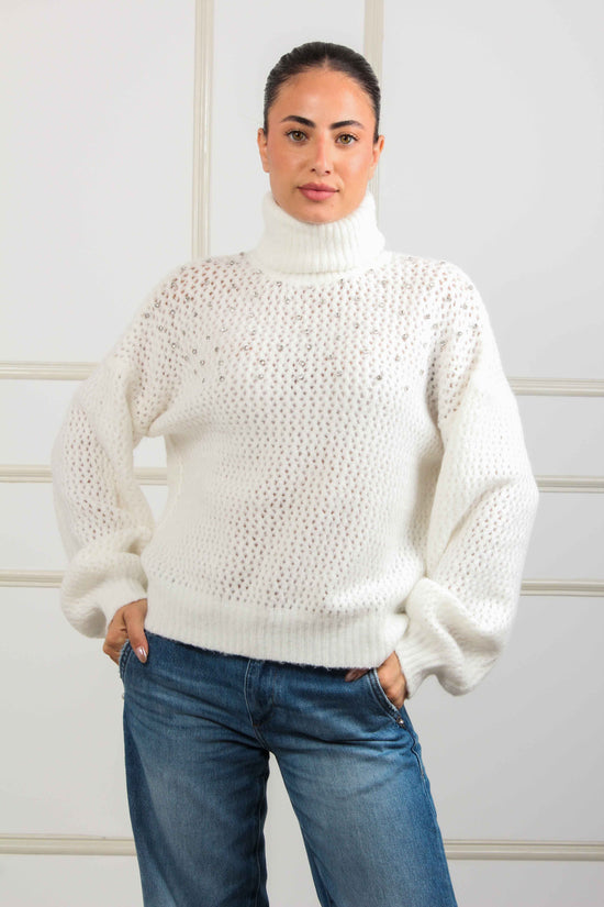 Knitted Top Turtleneck - Fracomina
