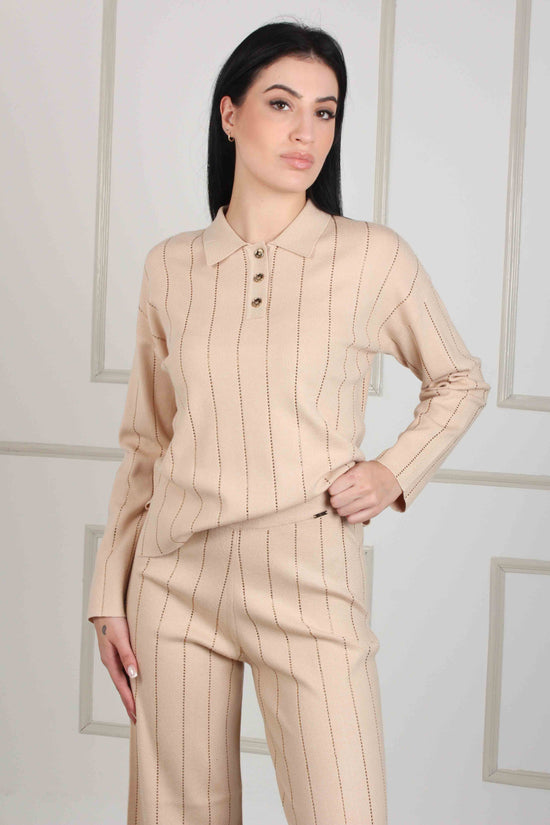 Knitted Top Polo - Fracomina