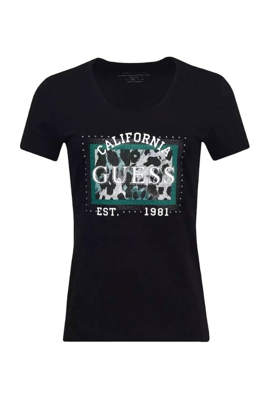 Top Animalier Boxy Print - Guess