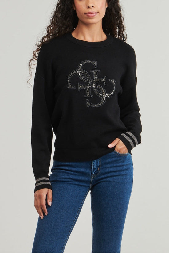 Sylvie Logo Knitted Top - Guess
