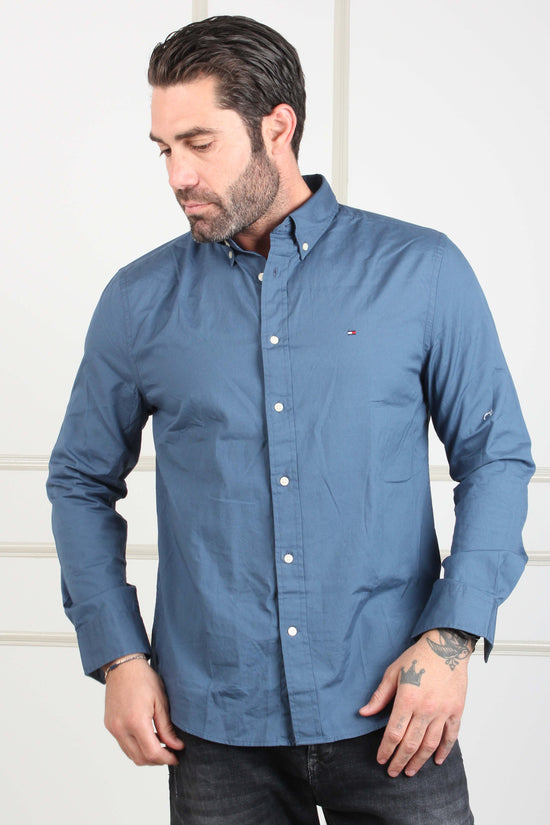 Cl Flex Poplin Solid Shirt - Tommy Hilfiger
