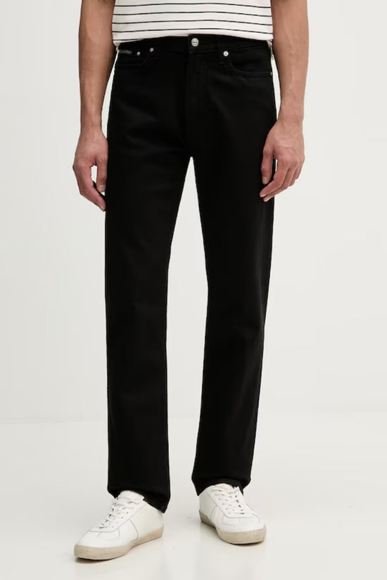 Srandar Straight Trs Jean Black - Calvin Klein